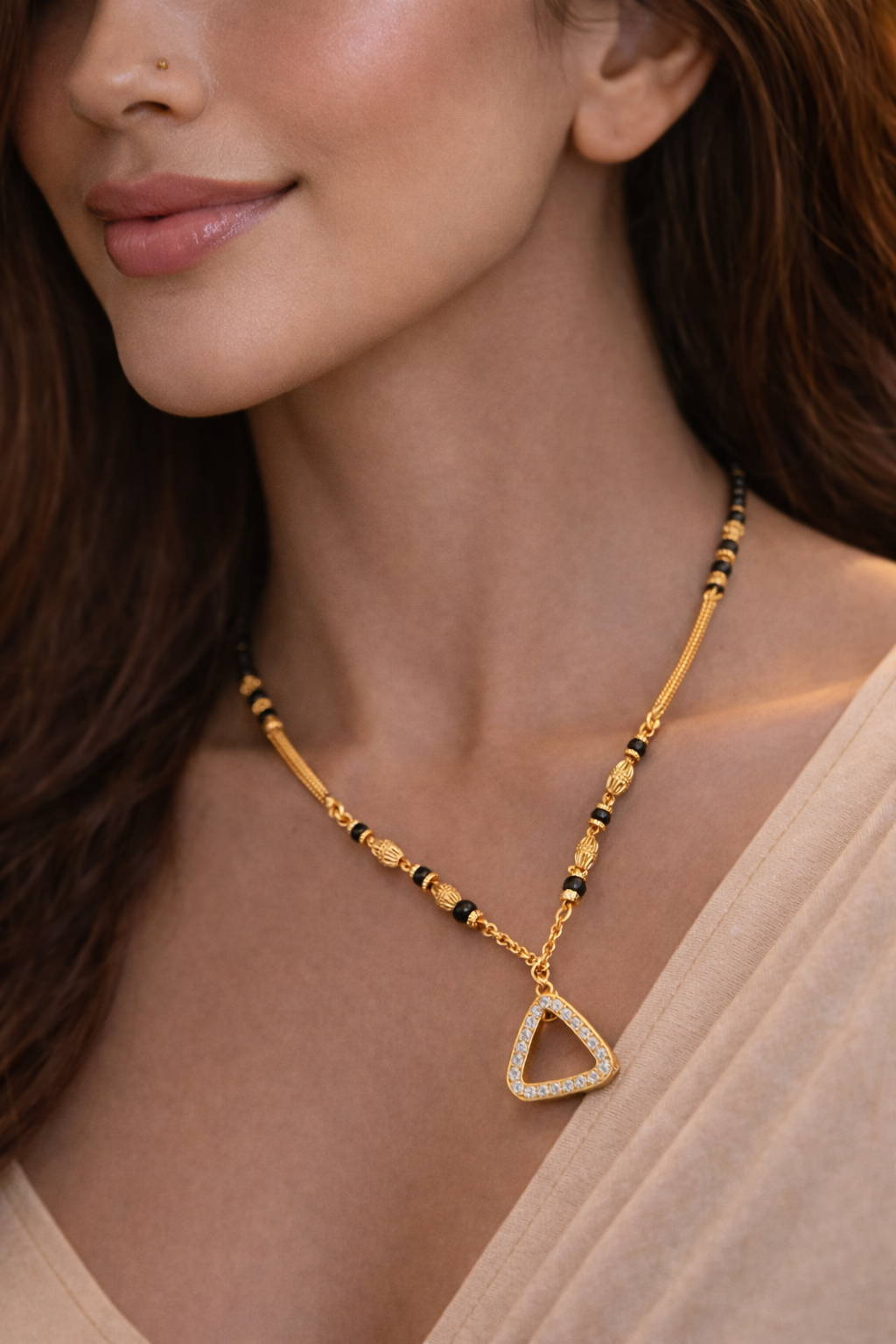 Orniya Premium Gold Plated Mangalsutar