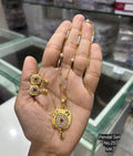 Gold Plated Pendal Set with earrings