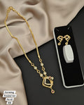 Gold Plated Pendal Set with earrings
