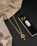Gold Plated Pendal Set with earrings