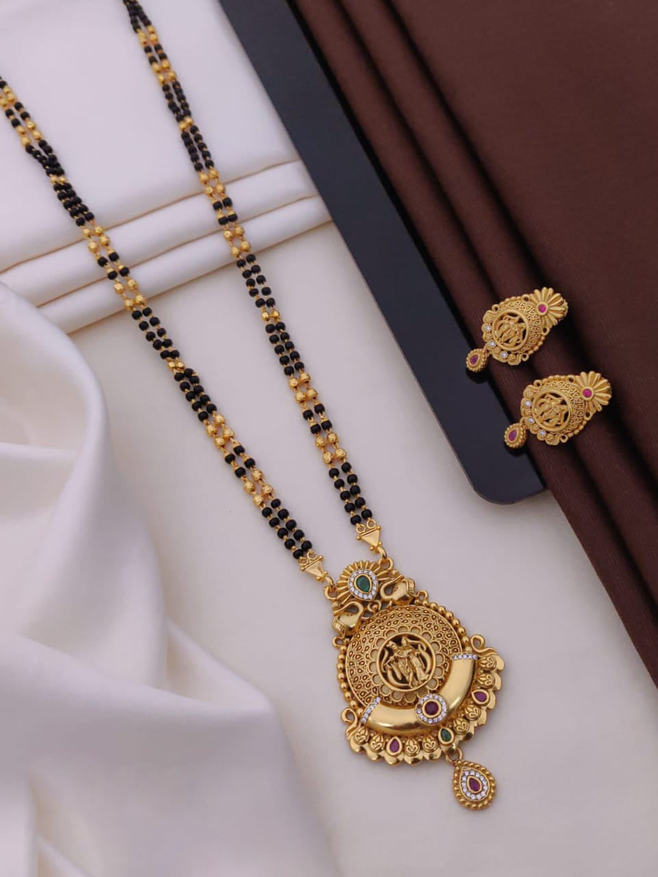 Gold Plated Premium Rajwadi Look Mangalsutra